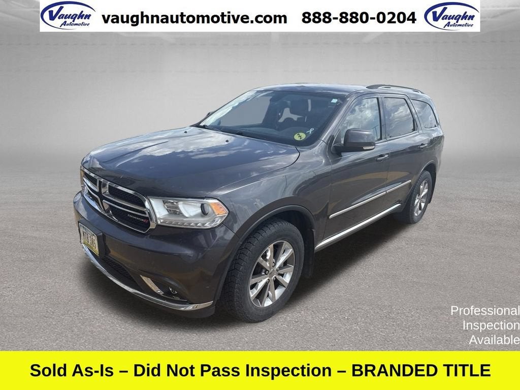 2014 Dodge Durango Limited in Black — front three-quarter view