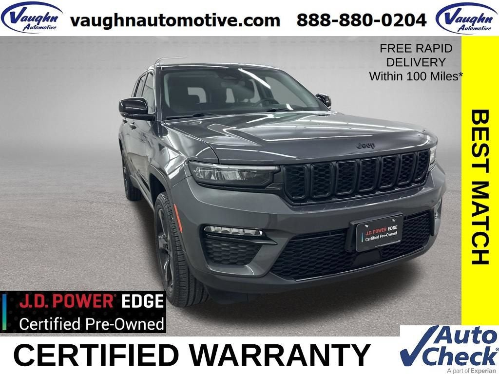 2023 Jeep Grand Cherokee Limited in Gray — front three-quarter view