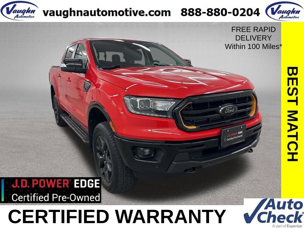 2023 Ford Ranger XL in Red — front three-quarter view