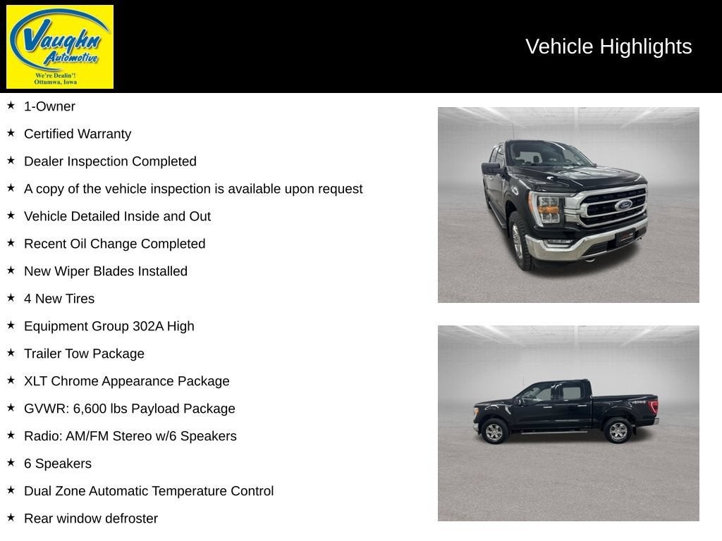 2021 Ford F-150 — side profile view