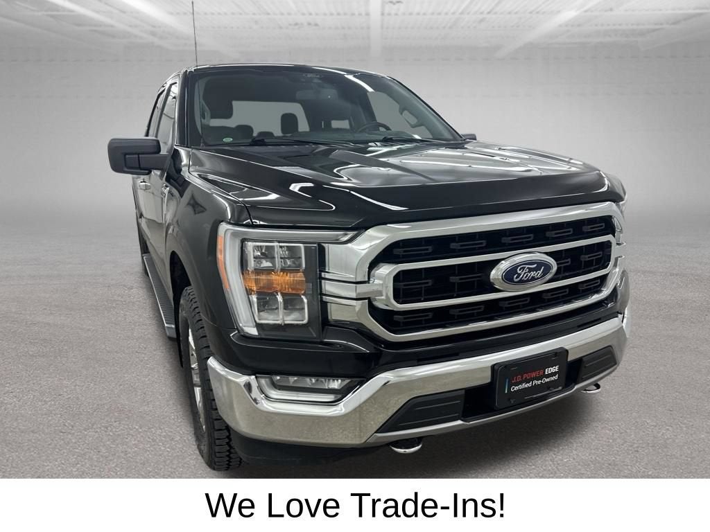 2021 Ford F-150 — rear three-quarter view