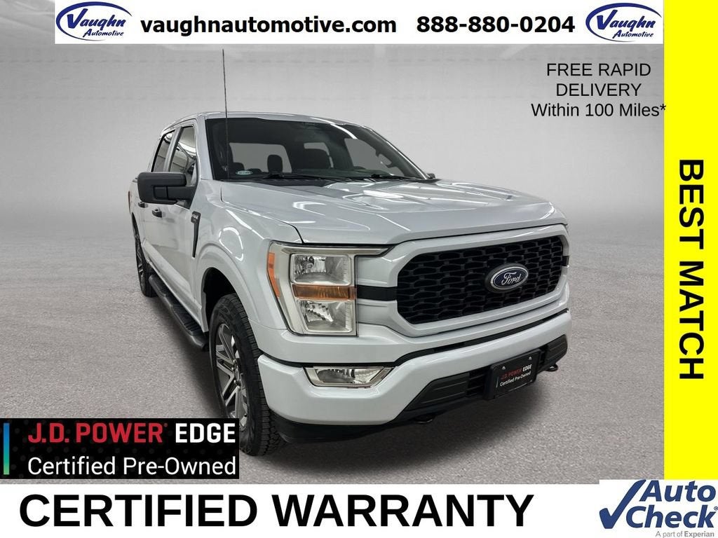 2022 Ford F-150 XL in White — front three-quarter view