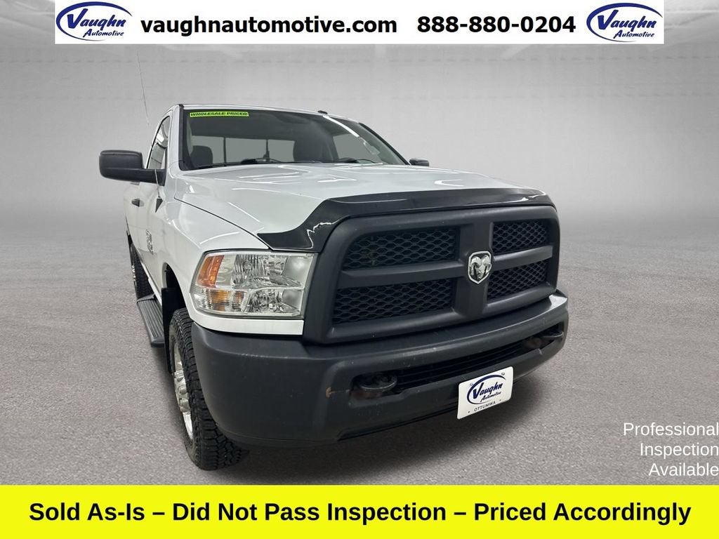 2014 RAM 2500 Tradesman in White — front three-quarter view