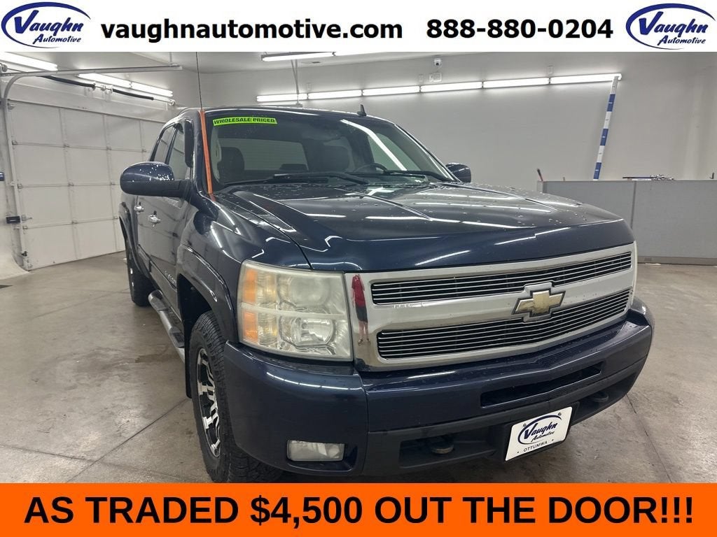 2009 Chevrolet Silverado 1500 LTZ in Imperial Blue Metallic — front three-quarter view